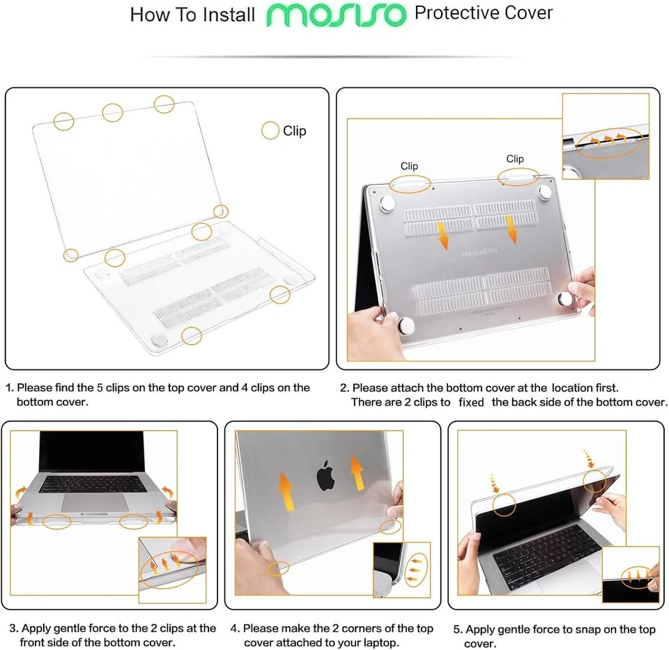 NEW MacBook Pro 16" Case, Keyboard Skin, Screen Protector - Clea - photo 5