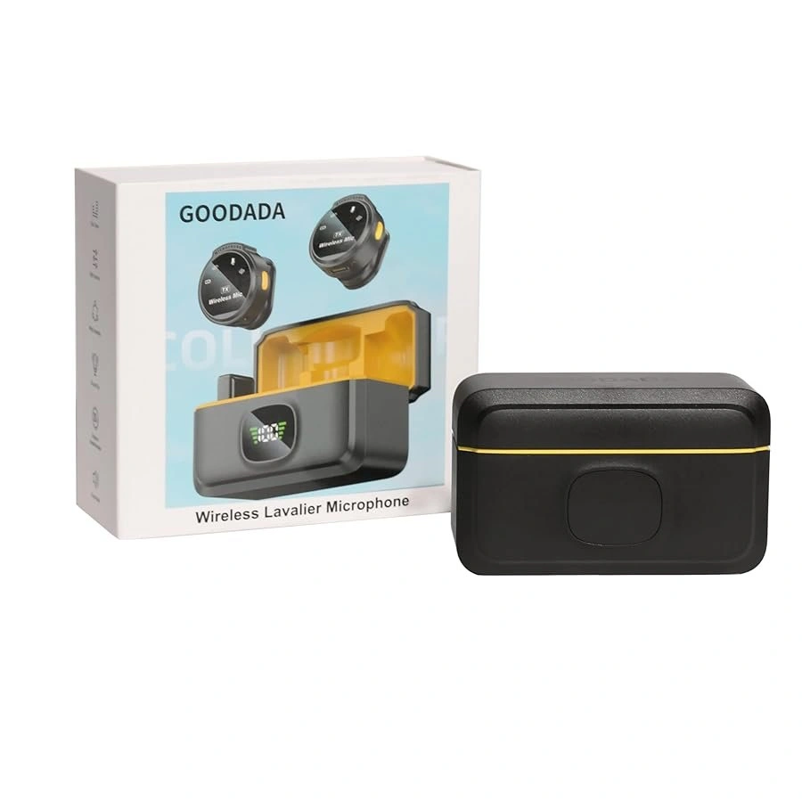 NEW GOODADA Wireless Lavalier Microphone Magnetic Clip-On Mic - - photo 2