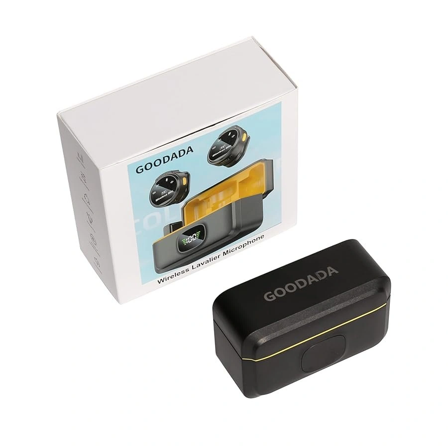 NEW GOODADA Wireless Lavalier Microphone Magnetic Clip-On Mic - - photo 3