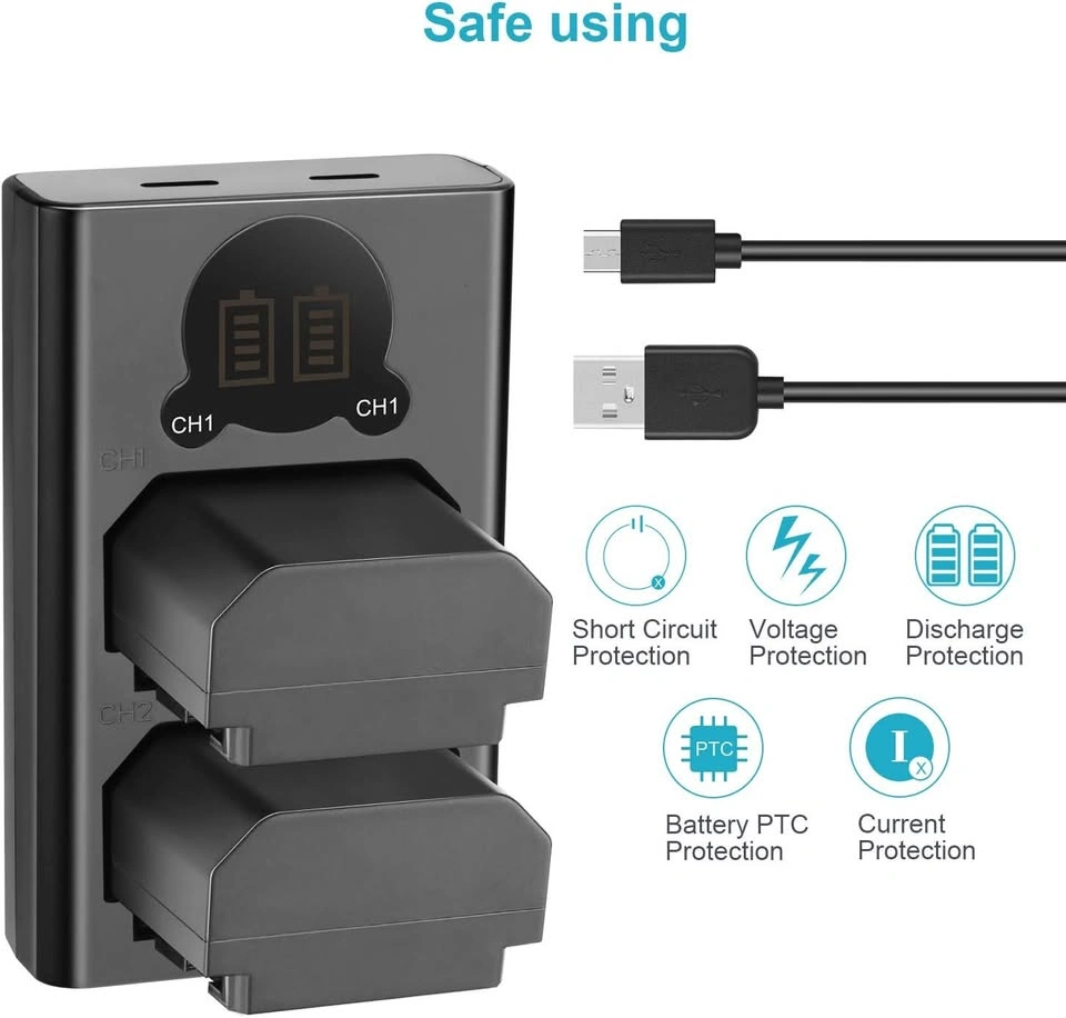NEEWER 2-Pack NP-FZ100 Battery & Dual USB Charger - $40 - photo 2
