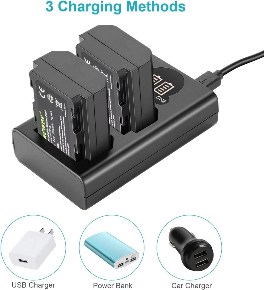 NEEWER 2-Pack NP-FZ100 Battery & Dual USB Charger - $40 - photo 3