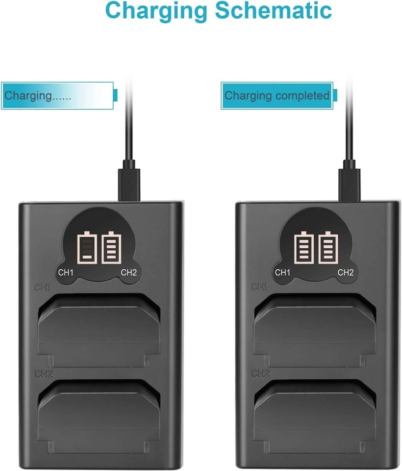 NEEWER 2-Pack NP-FZ100 Battery & Dual USB Charger - $40 - photo 4