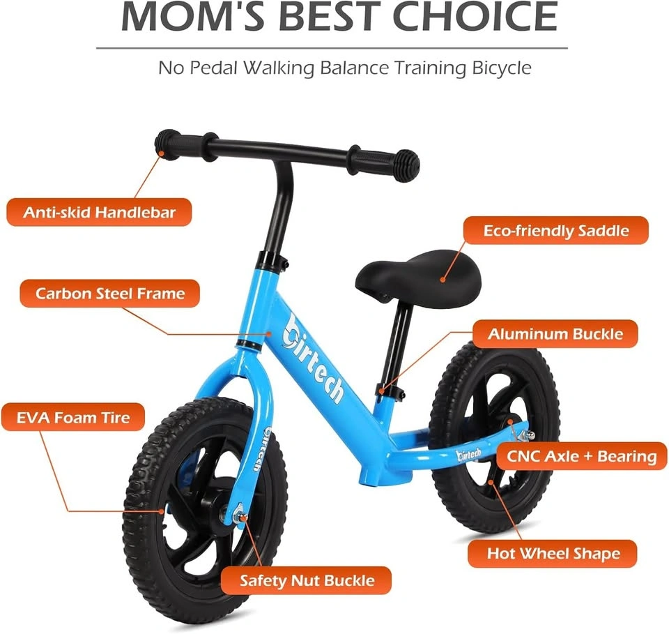 12" Balance Bike - Carbon Steel Frame - Kids/Toddlers - $40 - photo 3
