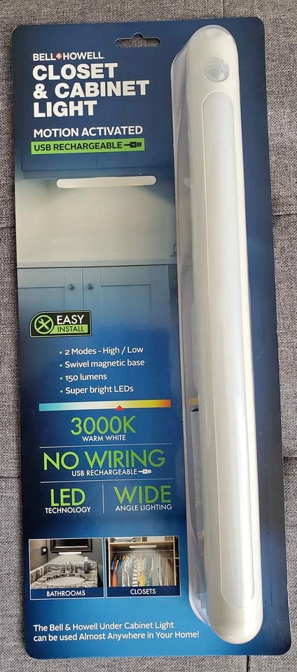 Brand New Bell+Howell Motion Activated Closet Light