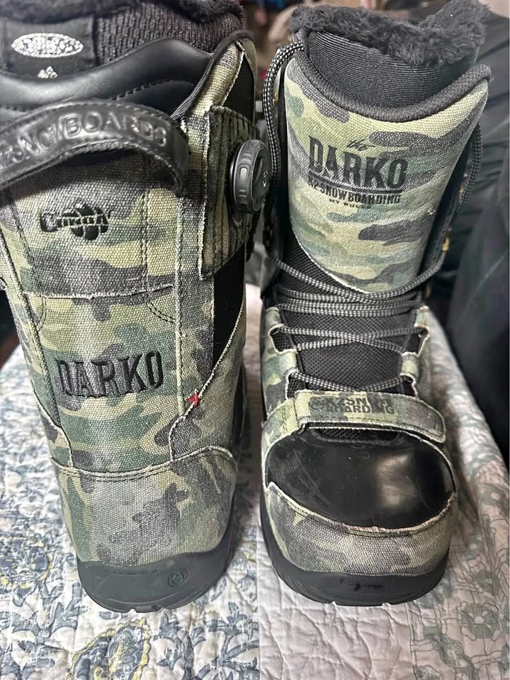 K2 Darko Snowboard Boots - Camo - Size 11