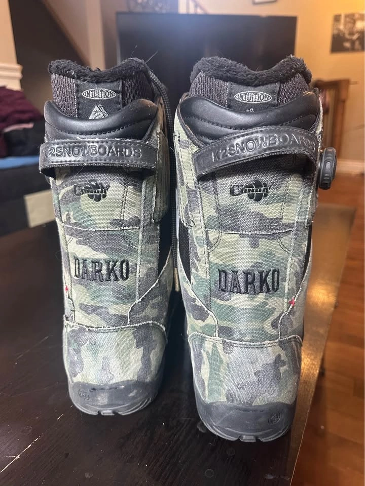 K2 Darko Snowboard Boots - Camo - Size 11 - photo 2