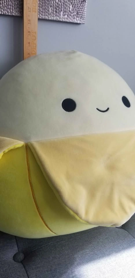 Rare Discontinued 14" Big Squishmallow Junie Banana Plush - photo 3