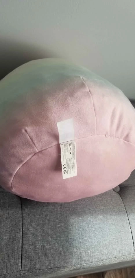 Large Squishmallows Kellytoy Rainbow Shiny Hornes Plush 12" - photo 4