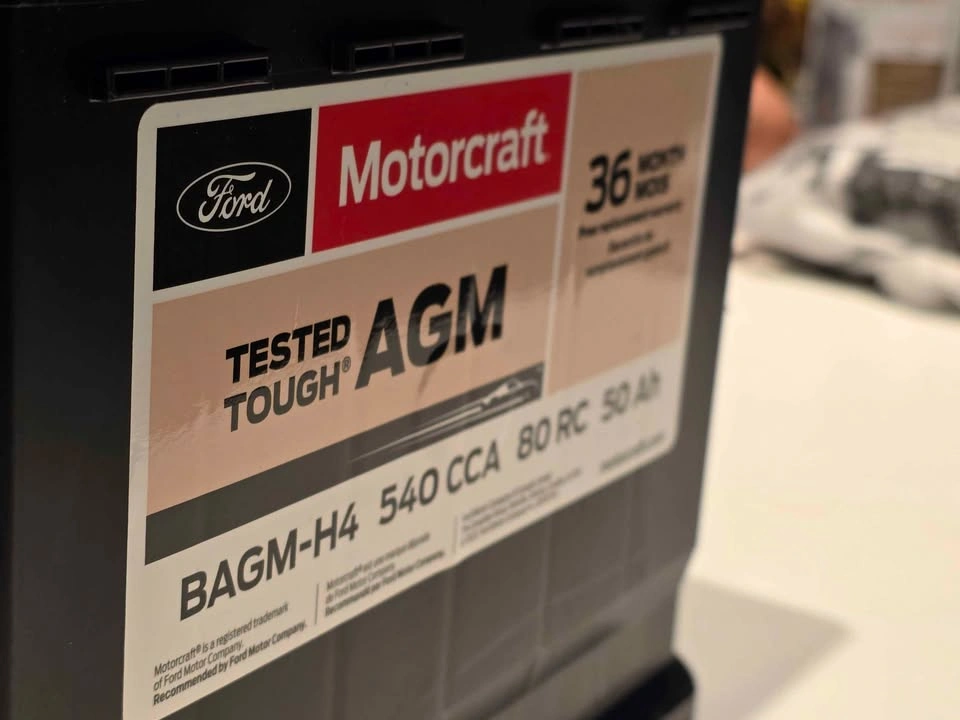 Ford Motorcraft AGM Battery H4 540 CCA January 2026 - photo 3