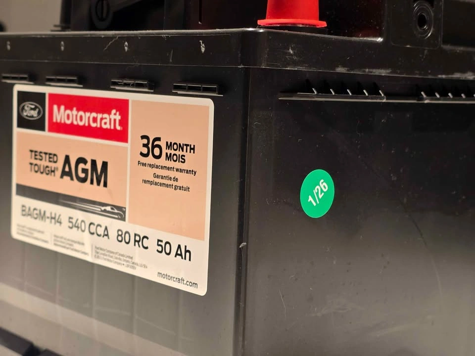 Ford Motorcraft AGM Battery H4 540 CCA January 2026 - photo 5