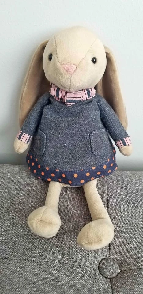 Retired Jellycat Riverside Rambler Rabbit Plush 12"