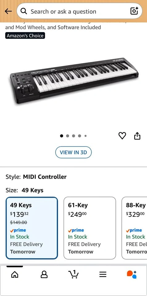 M-AUDIO Keystation 49 MK3