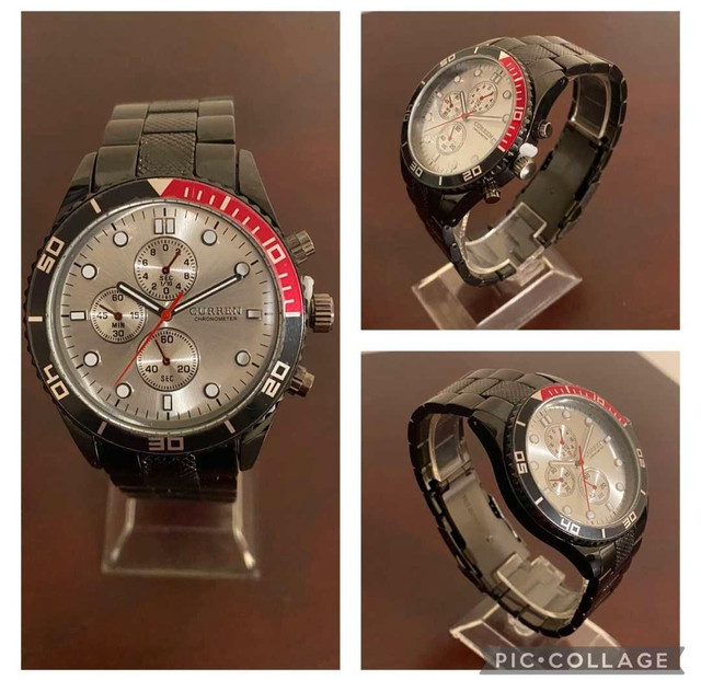 Men’s White faced Curren Chronometer Fashion Watch