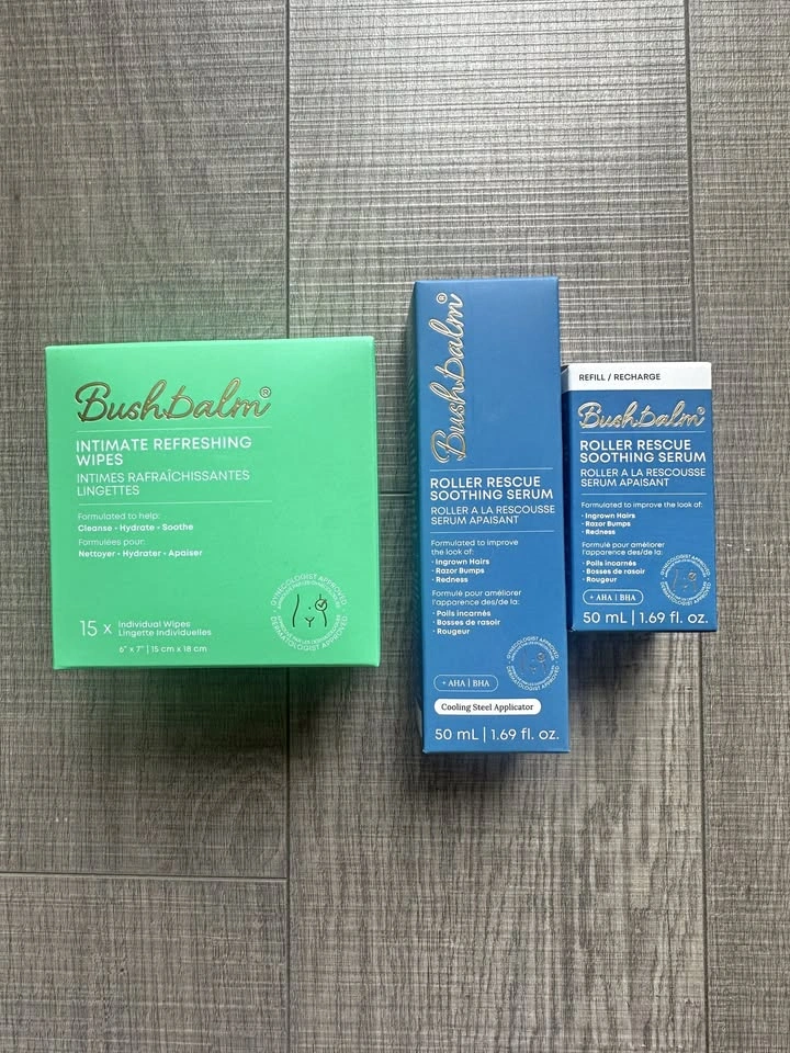 Bushbalm Bundle: Wipes & Roller Rescue Soothing Serum