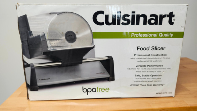 Food / Meat slicer (Cuisinart) $30