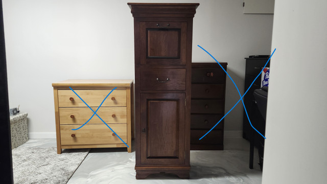 Home bar cabinet $50