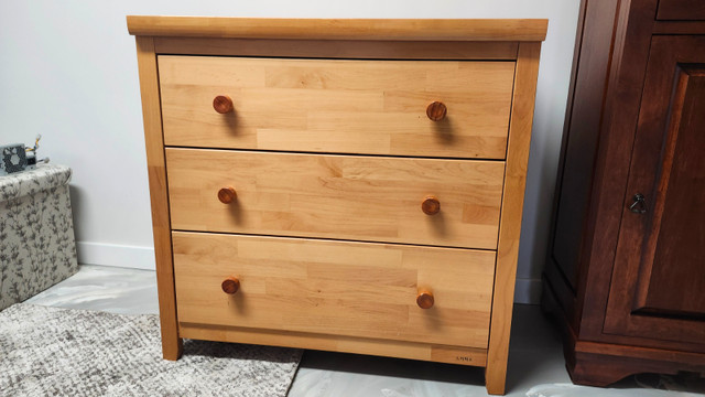 Light walnut color dresser