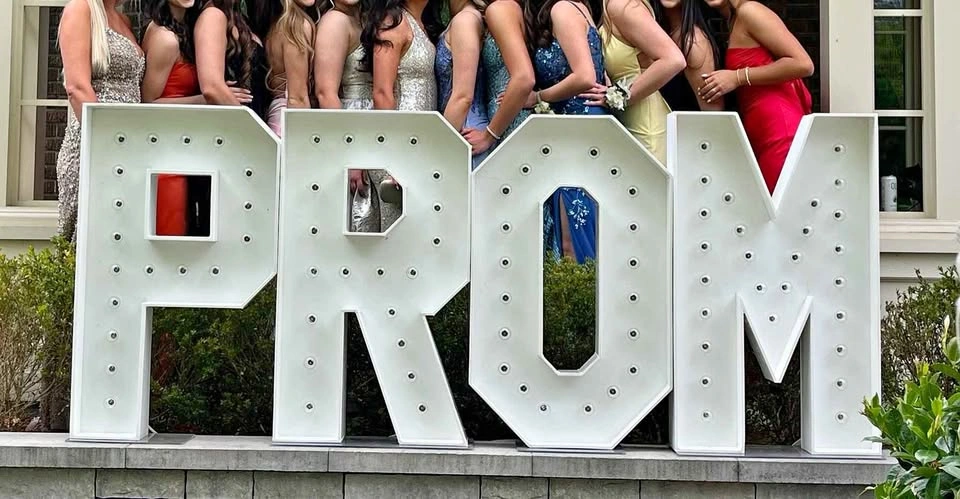 PROM & GRAD Marquee Letter Rental