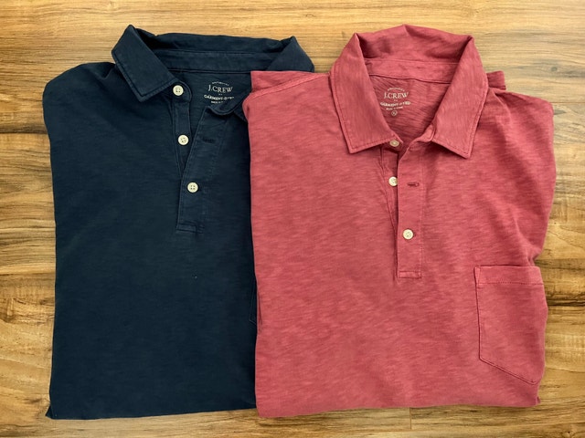 J CREW GARMENT DIED POLOS + T-SHIRTS - BRAND NEW - photo 3