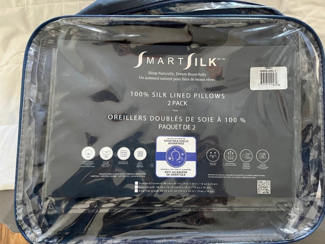 SmartSilk Silk-Lined Pillow Bundle (Queen, Set of 2) - photo 3