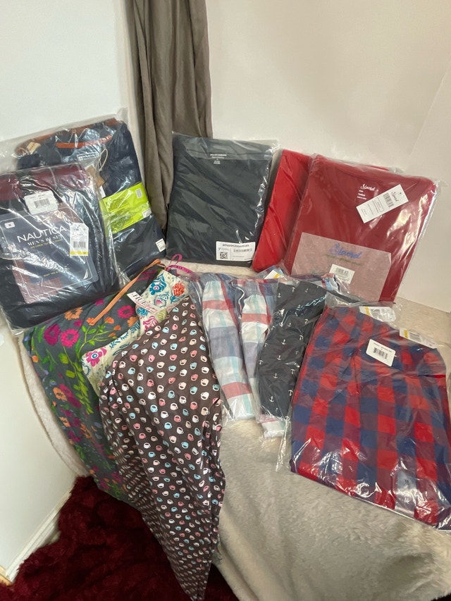 Sz M Nautica Hue Leveret Mountain Warehouse Flannel Sleep Wear