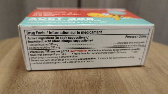 ACET 325 - Pain and fever relief suppositories - photo 2