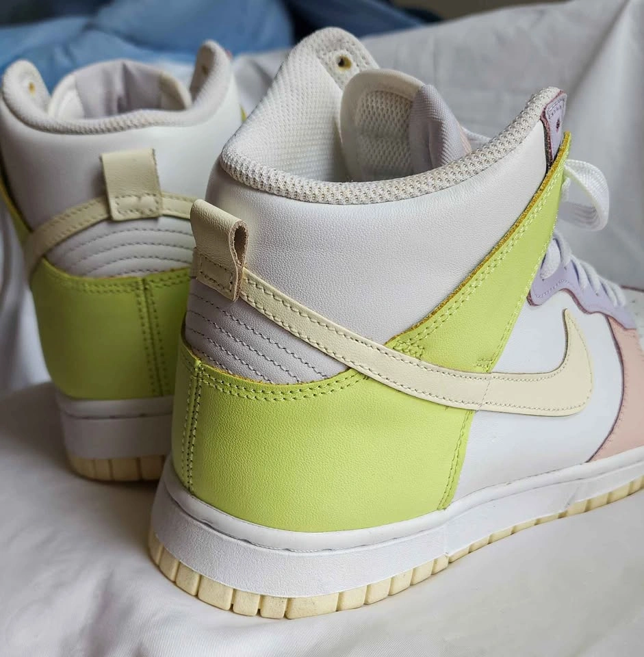 Nike Dunk High Cashmere Lemon Twist Size 8W | Poizon Authenticat - photo 4