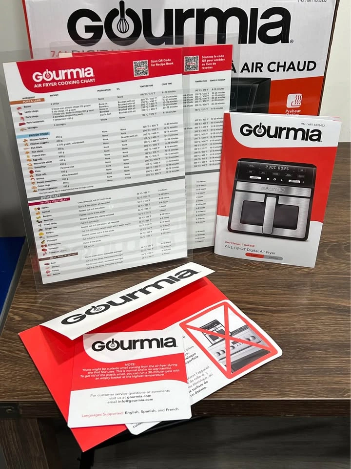 Gourmia 7.6L Digital Air Fryer – Clean & Working - photo 5