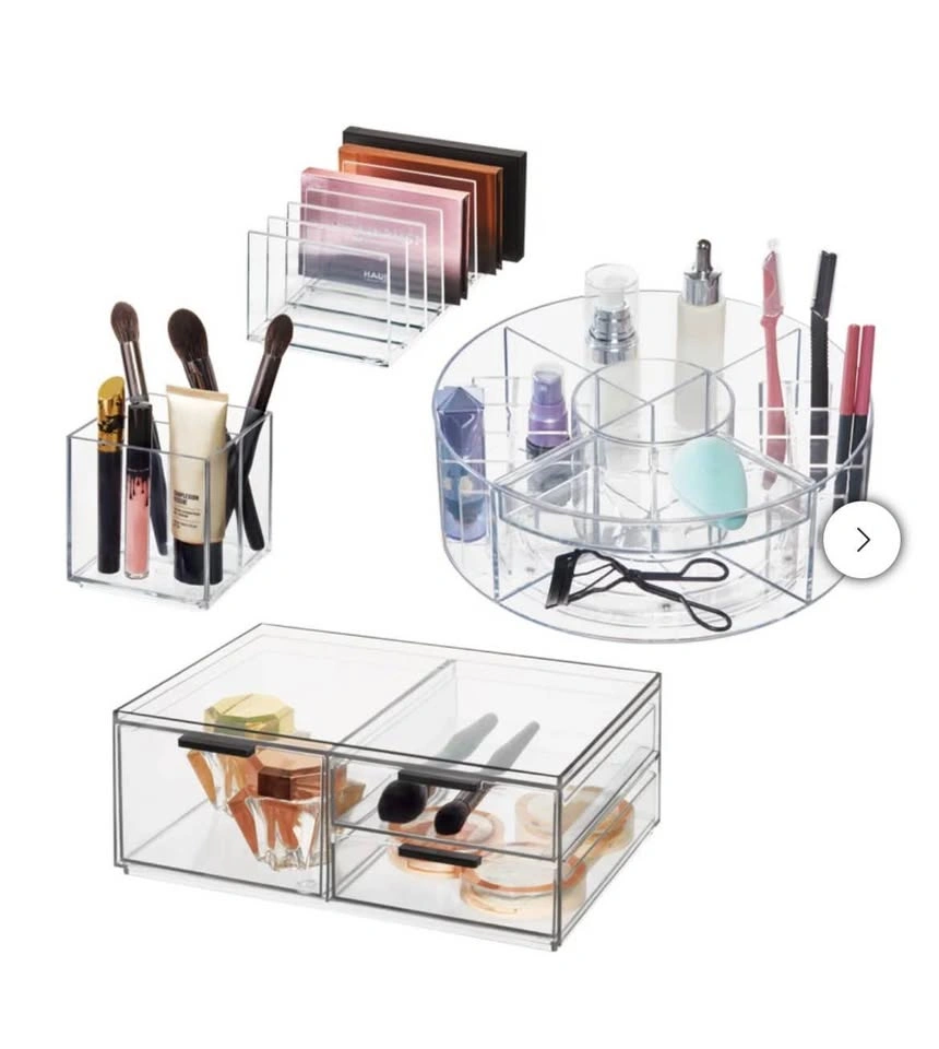 iDesign Bath & Beauty Organizers – 4-Piece Set (Brand New) - photo 5