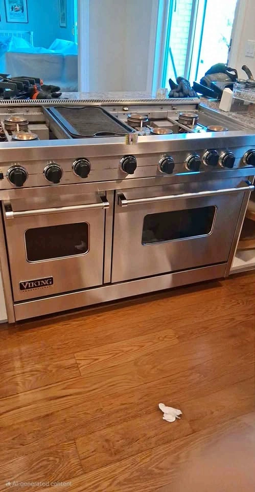 Viking Professional 48" Gas Range - 6 Burners + Griddle