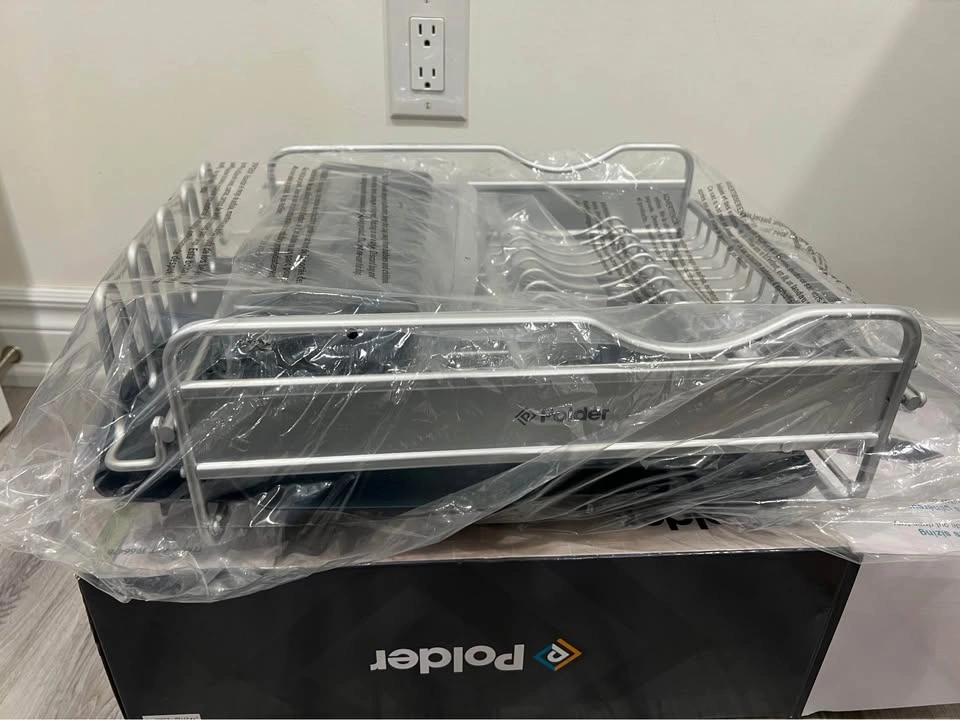 Polder 4-Piece Dish Rack – Brand New - photo 2