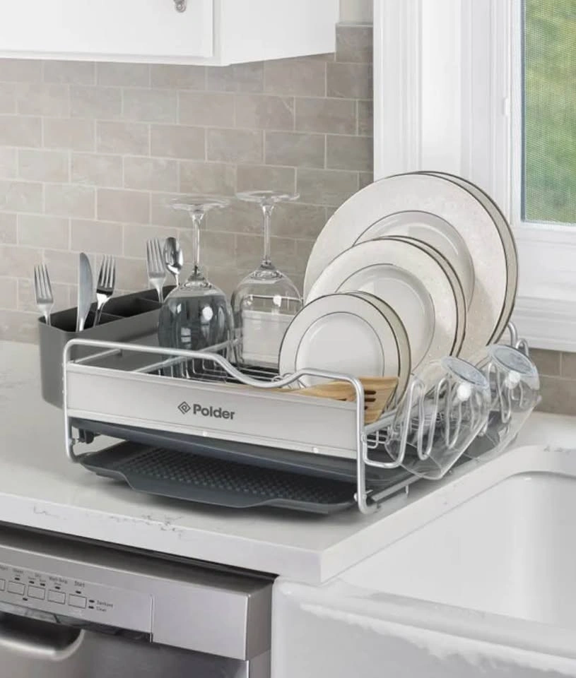 Polder 4-Piece Dish Rack – Brand New - photo 3