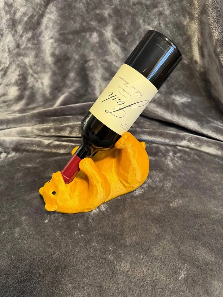 Bear Wine Bottle Display - photo 3