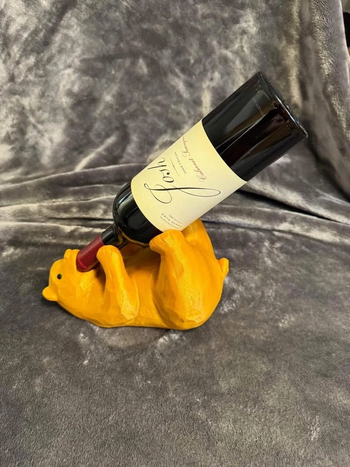 Bear Wine Bottle Display - photo 4