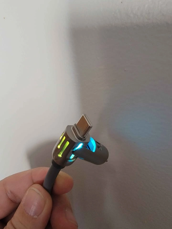 4-in-1 RGB Charging Cables - 4ft USB-C, Lightning, Android - photo 4