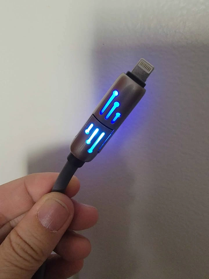 4-in-1 RGB Charging Cables - 4ft USB-C, Lightning, Android - photo 5