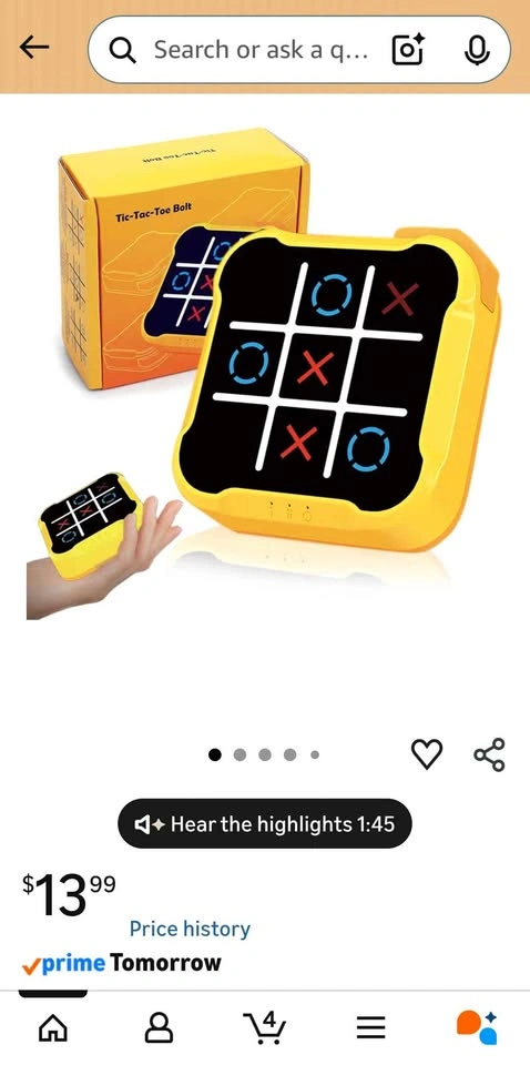 Tic Tac Toe Games for Kids: 4-in-1 Portable Sensory Puzzle Game - photo 4