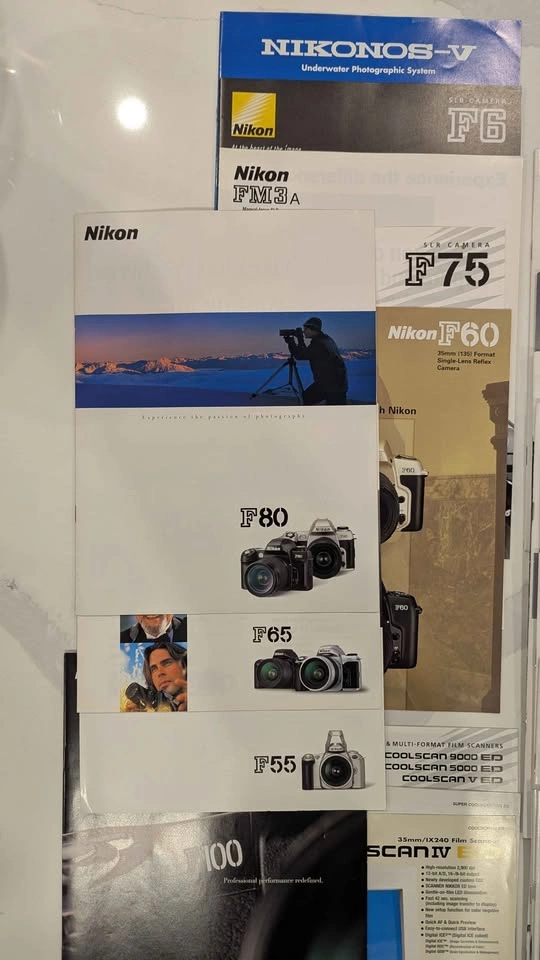 My personal collection of Nikon brochures - photo 2