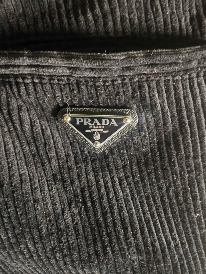 PRADA 2024 Black Corduroy Trousers - SPH Technical Fit - Size L - photo 4