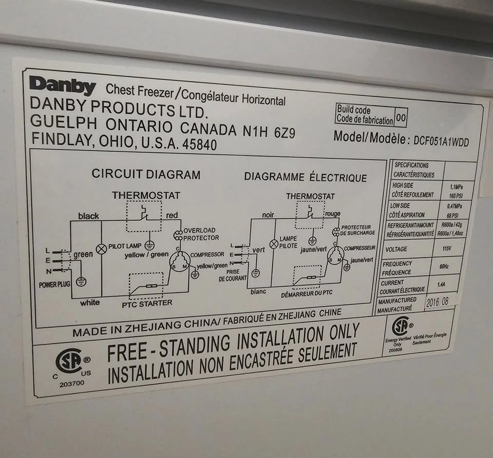 Danby Designer 5.1 cu. ft. Chest Freezer