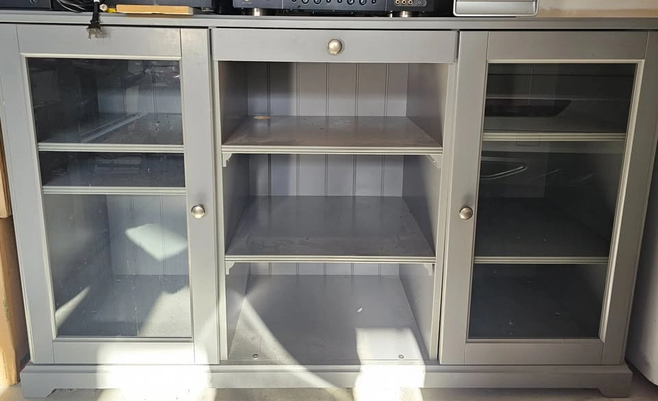Gray TV/Stereo Stand or Storage Unit