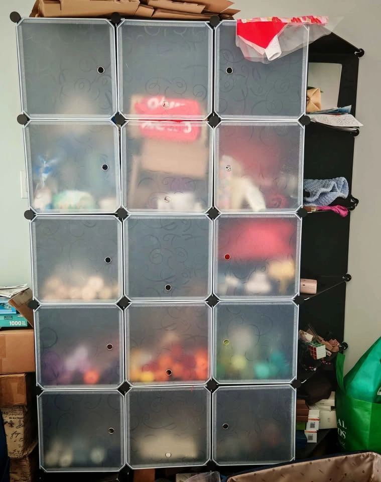 Homcom Cube Storage Organizer Closet W/ Doors - photo 3
