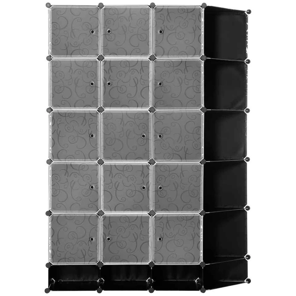 Homcom Cube Storage Organizer Closet W/ Doors - photo 2