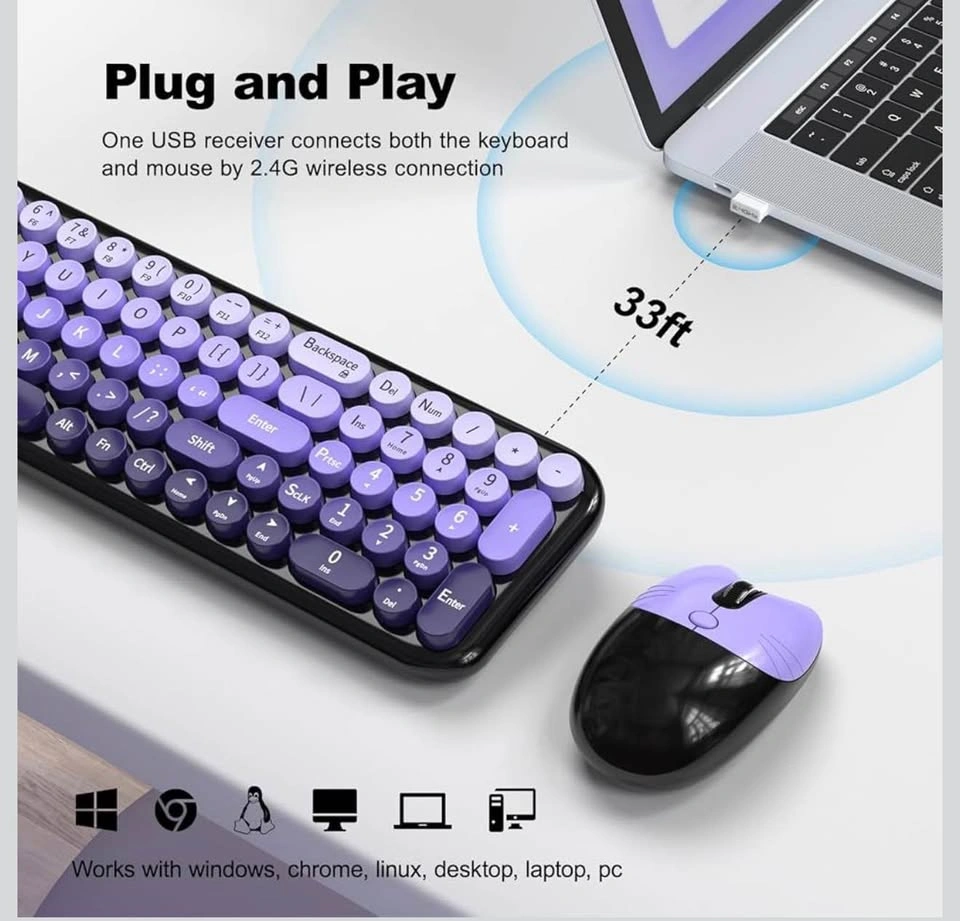 (New) Wireless Keyboard and Mouse Combo - photo 3