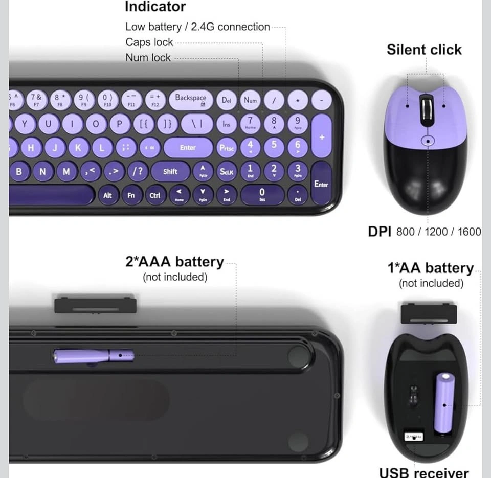 (New) Wireless Keyboard and Mouse Combo - photo 4