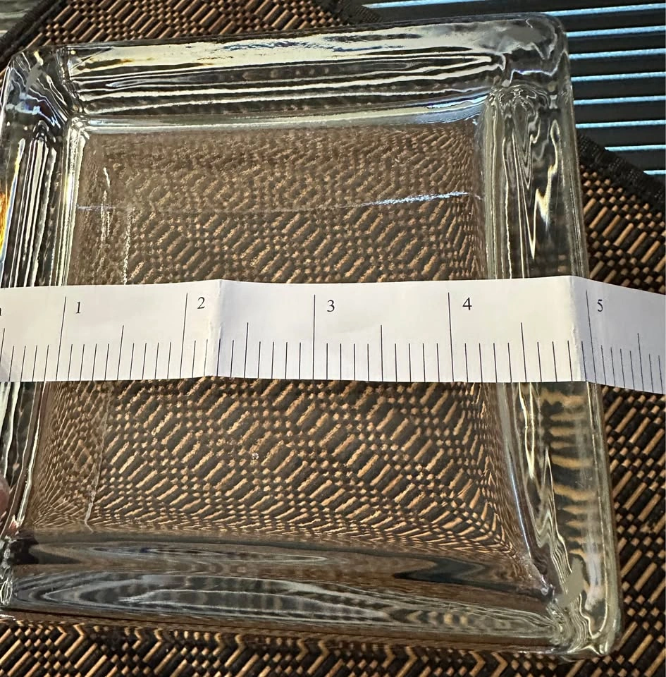 7” x 5” Heavy Duty Square Glass Vase/Bowl - photo 5