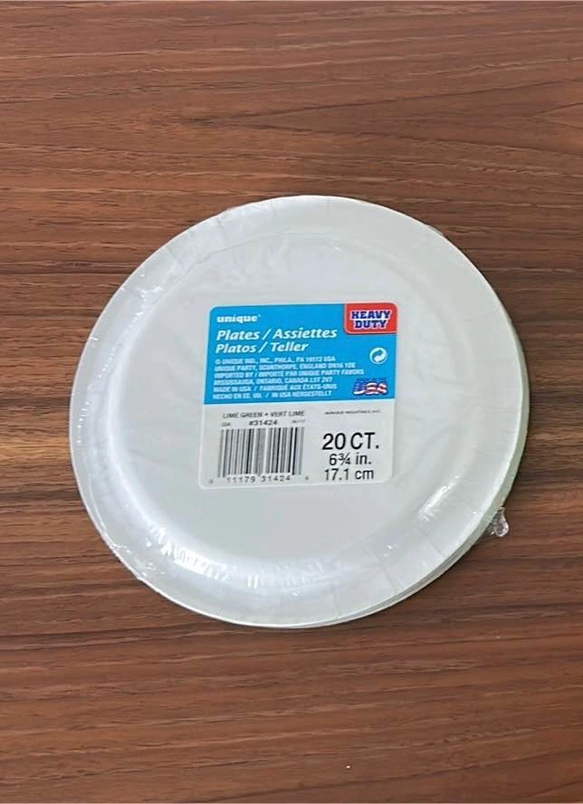 Party Plates Bundle – Green Plates (3 Packs, New) - photo 2