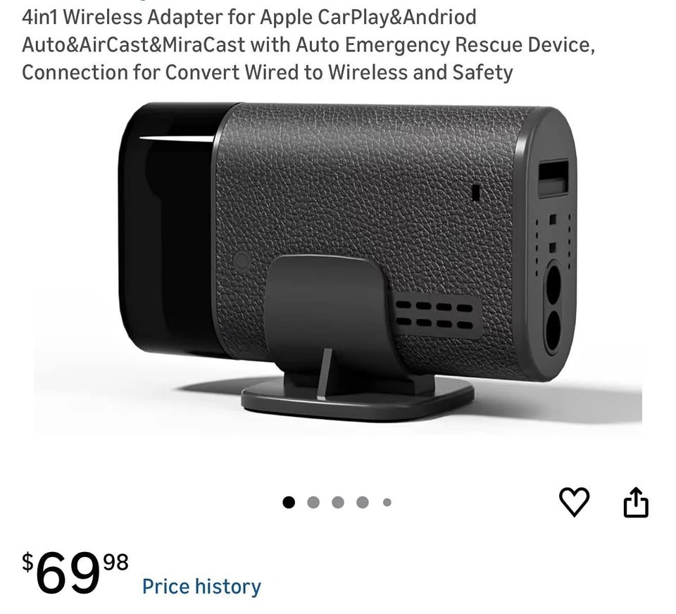 Wireless Adapter for Apple CarPlay & Android Auto