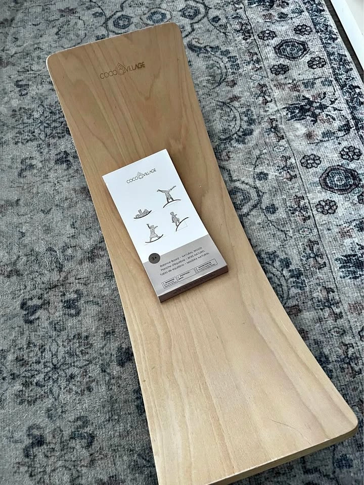 Balance board - natural wood