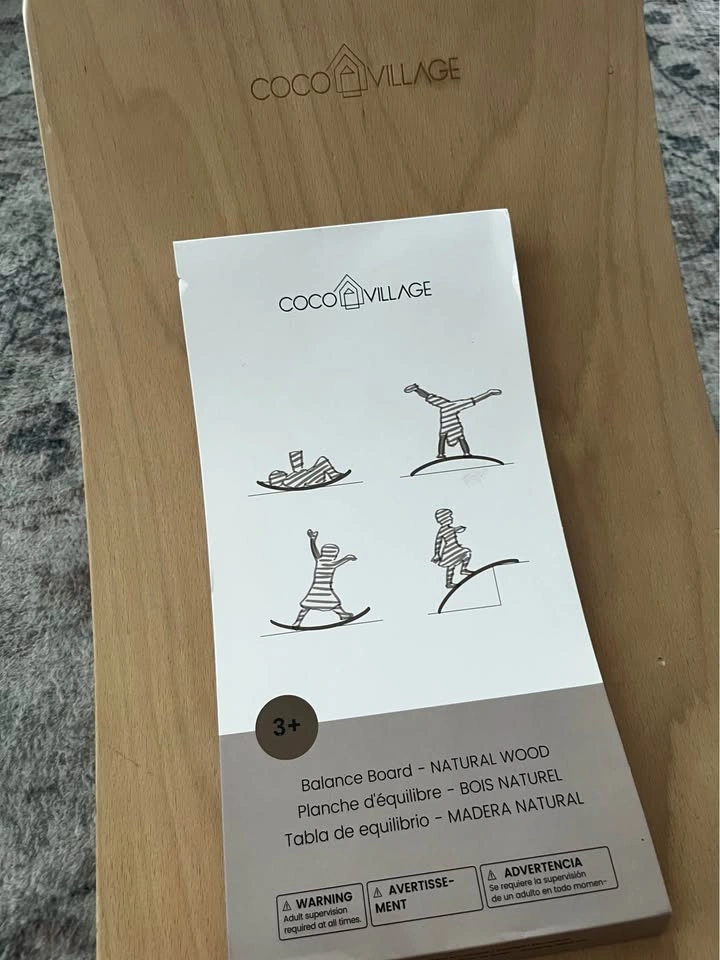 Balance board - natural wood - photo 2